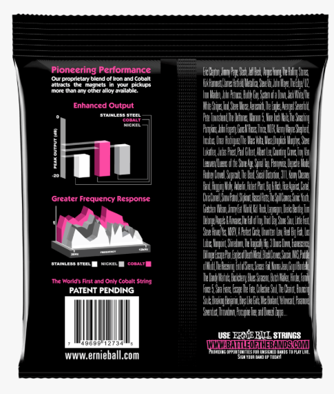Ernie Ball EB2734 Super Slinky Cobalt Electric Bass Strings - 45/100