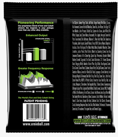 Ernie Ball EB2736 Bass 5 Slinky Cobalt Electric Bass Strings - 45/130 Secondary image