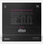 D'Addario NYXL45100 Nickel Wound Bass Guitar Strings, Regular Light, 45/100