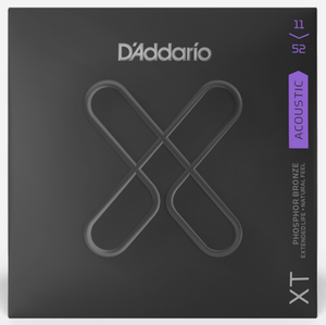 D'Addario XTAPB1152 XT Phosphor Bronze Acoustic Guitar Strings - Custom Light, 11/52