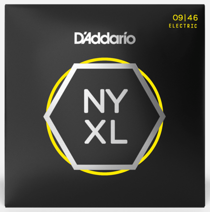 D'Addario NYXL0946 Nickel Wound Electric Guitar Strings - Super Light Top/Regular Bottom, 9/46