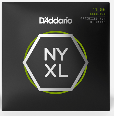 D'Addario NYXL1156 Nickel Wound Electric Guitar Strings - Medium Top/Extra Heavy Bottom, 11/56 Main image