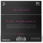 D'Addario NYXL0942 Nickel Wound Electric Guitar Strings - Super Light, 9/42
