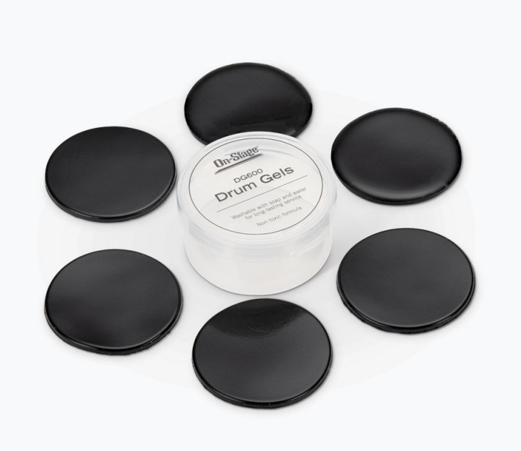 On Stage Drum Gels, 6 Pack - Black