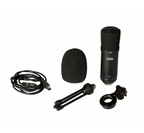 On-Stage ASB700 Podcast Bundle with USB Microphone, Broadcast Arm, Pop Filter & Cable