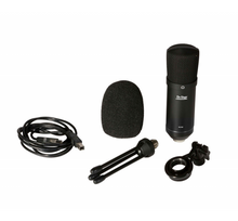 Load image into Gallery viewer, On-Stage ASB700 Podcast Bundle with USB Microphone, Broadcast Arm, Pop Filter &amp; Cable