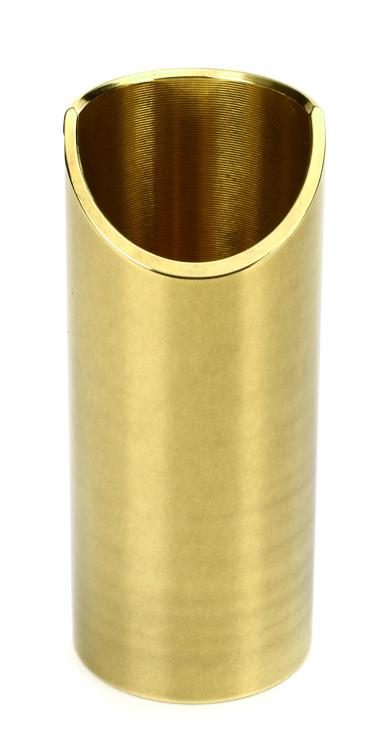 Rock Slide Polished Brass Guitar Slide - Medium