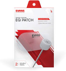 Evans EQ Bass Drumhead Patch - Clear