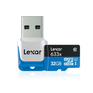 GoPro 32GB 633x Lexar microSDHC Memory Card SD