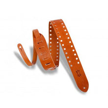 Load image into Gallery viewer, Levy&#39;s 2&quot; Square Punch Out Premier Guitar Strap - Tan  M12SPOV-TAN