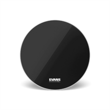 Load image into Gallery viewer, Evans EQ3 Resonant Black Bass Drum Head, No Port, 22 Inch  BD22RB-NP