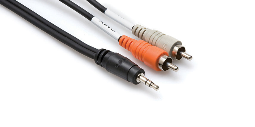 Hosa CMR-210 Technology Stereo Breakout 3.5mm TRS to Dual RCA - 10ft