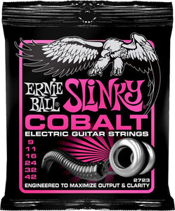 Ernie Ball 2723 Cobalt Super Slinky Electric Guitar Strings, 09-42