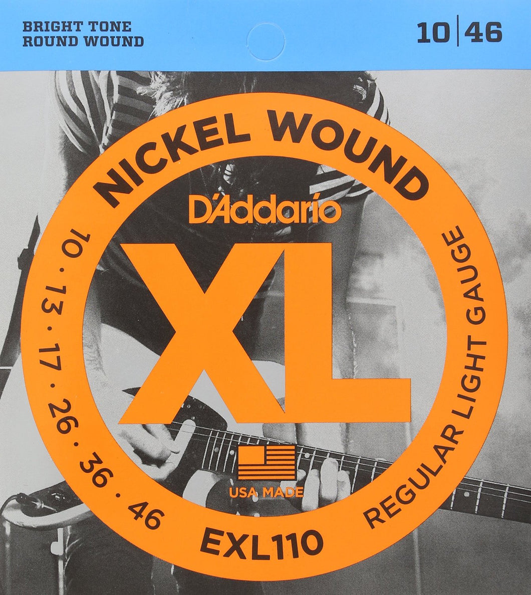 D'Addario EXL110 XL Nickel Wound Regular Light Electric Guitar