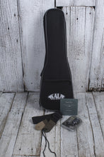 Load image into Gallery viewer, Kala Satin Mahogany Soprano Ukulele Bundle KA-15S w Gig Bag Tuner Strings Strap