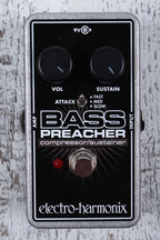 Electro Harmonix Bass Preacher Compressor Sustainer Bass Guitar Effects Pedal
