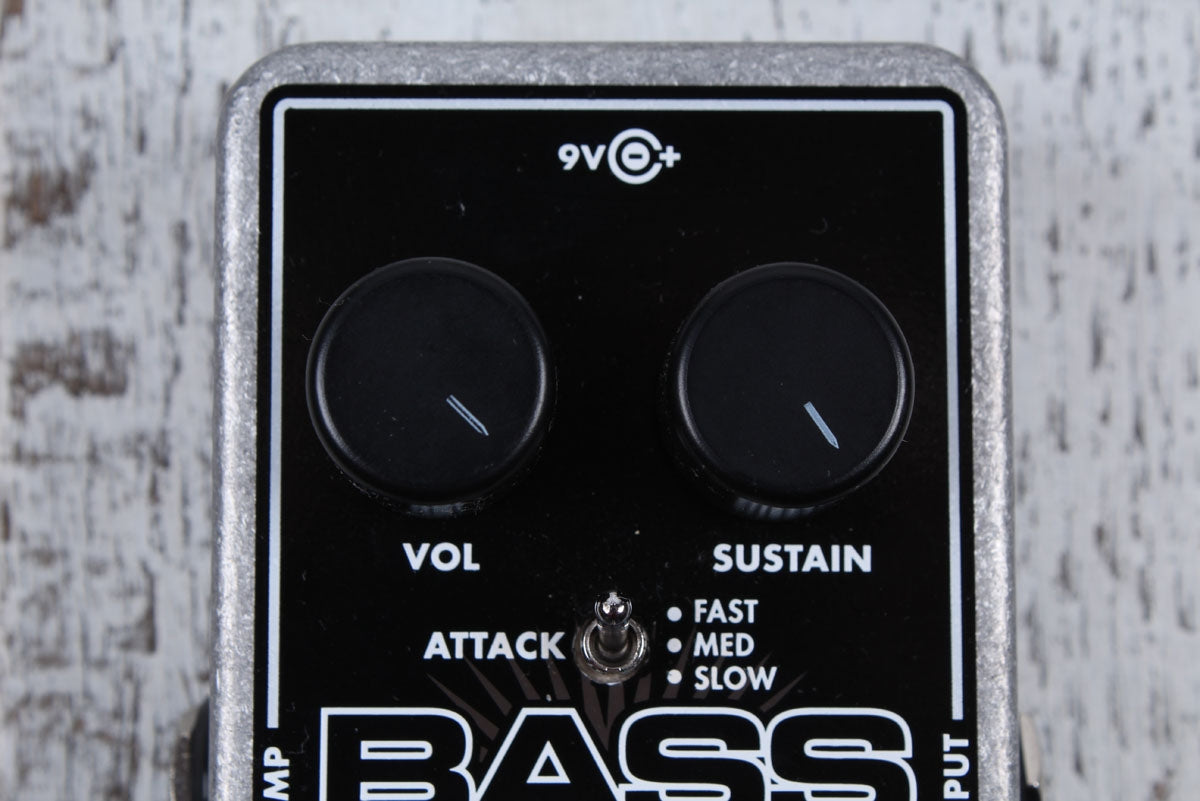 Electro Harmonix Bass Preacher Compressor Sustainer Bass Guitar Effects Pedal