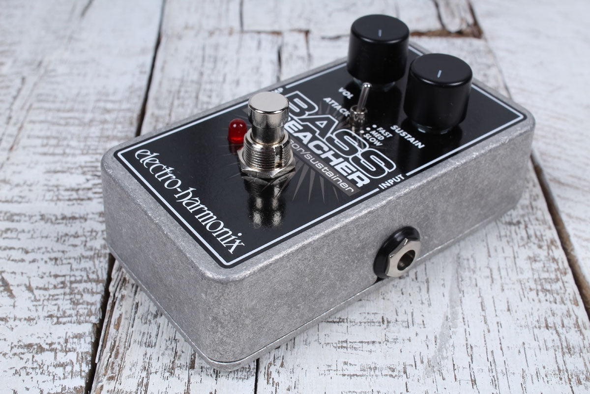 Electro Harmonix Bass Preacher Compressor Sustainer Bass Guitar Effects Pedal