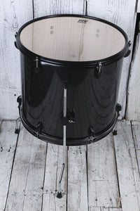 ddrum D2 Rock Complete 4 Piece Drum Set with Hardware Black Sparkle D2R BLK SPKL