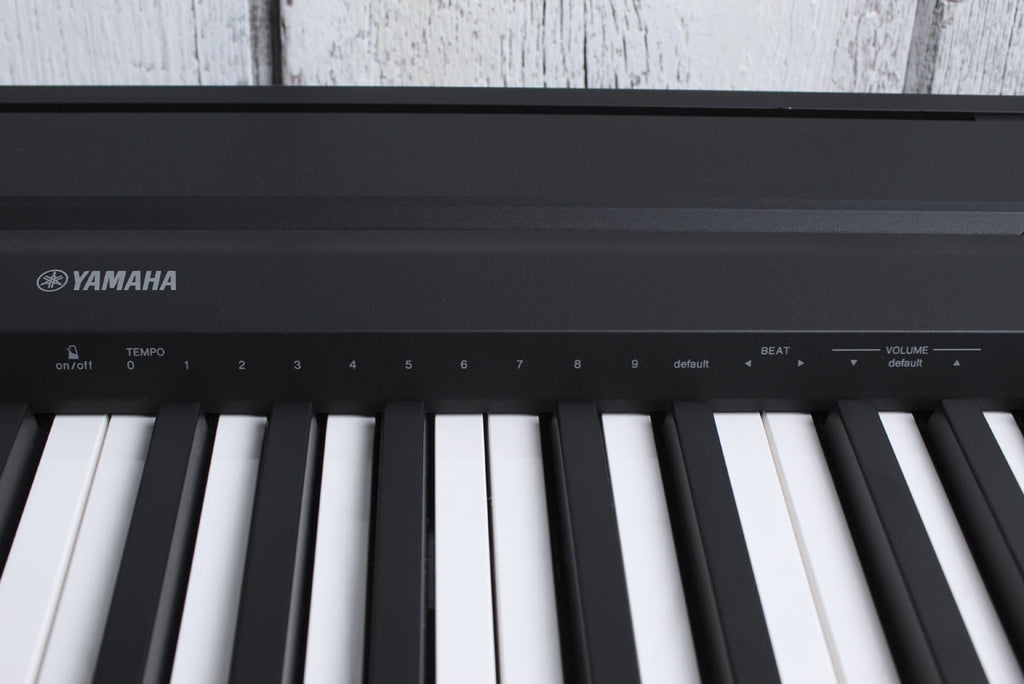 Yamaha P45B 88 Key Digital Piano with Power Supply & Sustain Pedal in Black