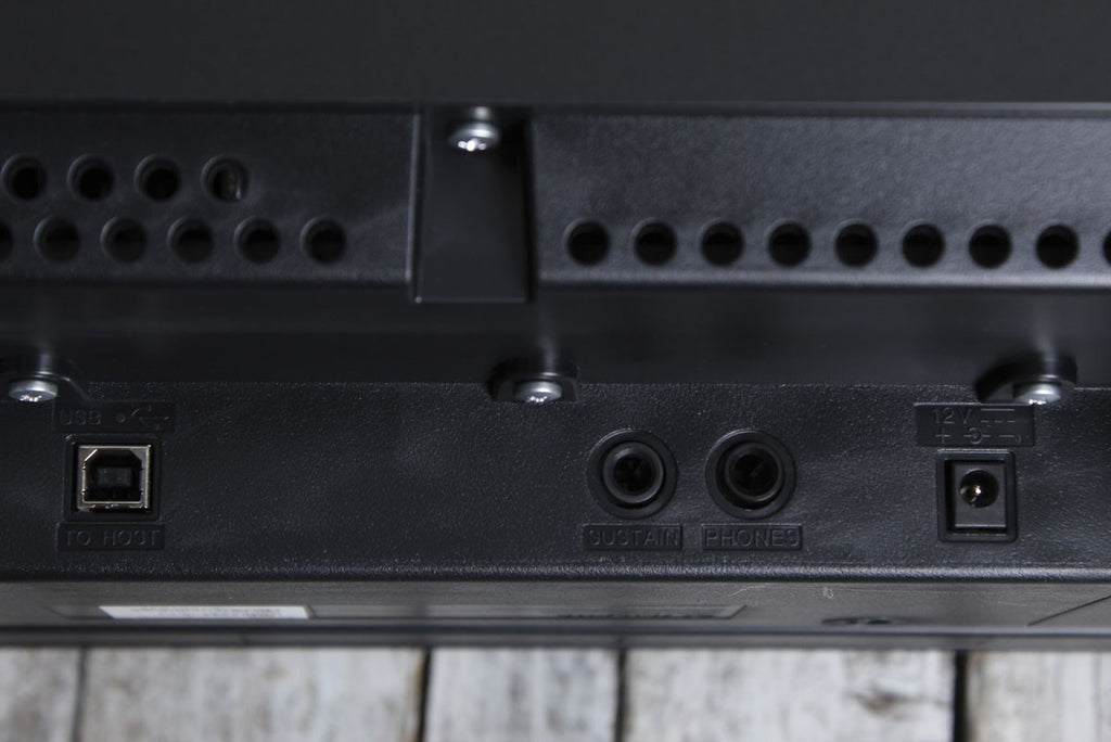 Yamaha P45B 88 Key Digital Piano with Power Supply & Sustain Pedal in Black