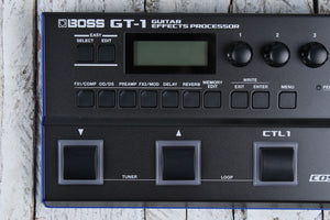 Boss GT‑1 Electric Guitar Multi Effects Processor Pedal with Tone Central GT1