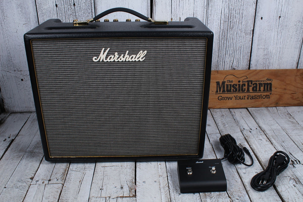 Marshall Origin 20 Electric Guitar Amplifier 20 Watt Tube Combo Amp w Footswitch