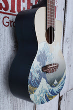 Load image into Gallery viewer, Luna Artistic Series UKE GWC Great Wave Concert Cutaway Ukulele Uke with Gigbag 