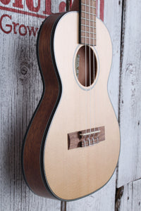 Kala KA SSTU T Thinline Travel Tenor Ukulele Solid Spruce Top Uke with Gig Bag