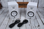 	 Yamaha HS5 PAIR OF TWO 70W Bi Amp Two Way Powered Studio Monitor Active Speaker - White