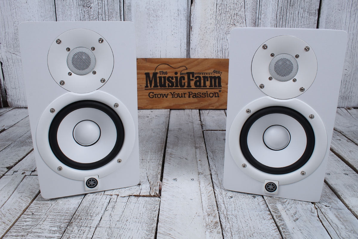 Yamaha HS5W PAIR 70W Bi Amp Two Way Powered Studio Monitor Active Speaker White Secondary image