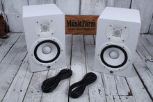 Load image into Gallery viewer, 	 Yamaha HS7 PAIR OF TWO 95W Bi Amp Two Way Powered Studio Monitor Active Speaker - WHITE