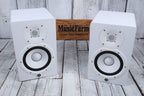 	 Yamaha HS7 PAIR OF TWO 95W Bi Amp Two Way Powered Studio Monitor Active Speaker - WHITE