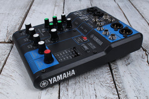 Yamaha MG06 Mixer 6 Channel Mixing Console 6 Input Compact Stereo Mixer MG