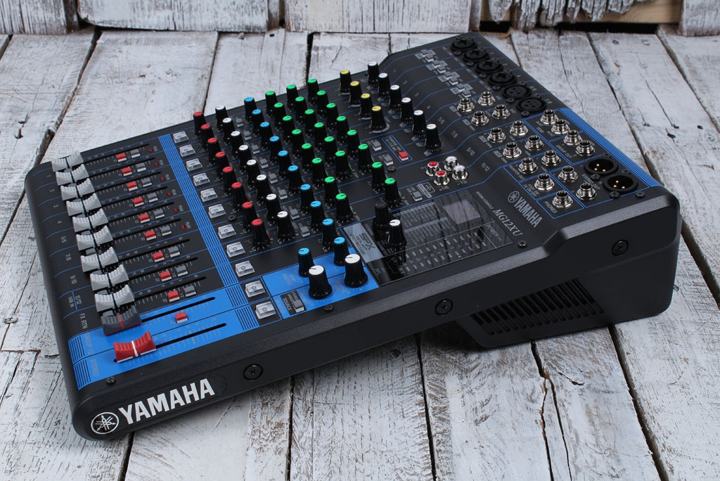 Yamaha MG12XU 12 Input Four Bus Analog Mixer with USB and Digital Effects