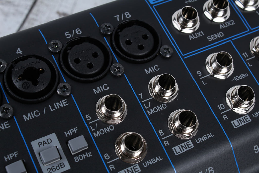 Yamaha MG12XU 12 Input Four Bus Analog Mixer with USB and Digital Effects