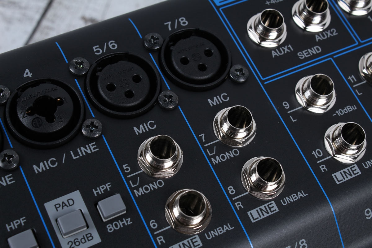 Yamaha MG12XU 12 Input Four Bus Analog Mixer with USB and Digital Effects