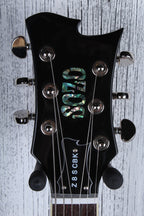 Sozo Z Series Z8SCBK Single Cut Solid Body Electric Guitar with Hardshell Case