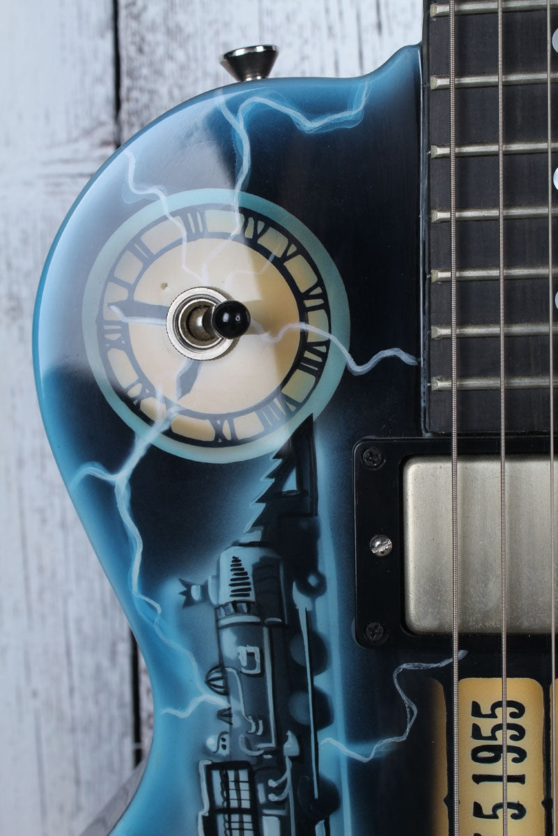 Hill Back to The Future CLEVELAND USA Made Custom Electric LP Guitar w Case BTTF