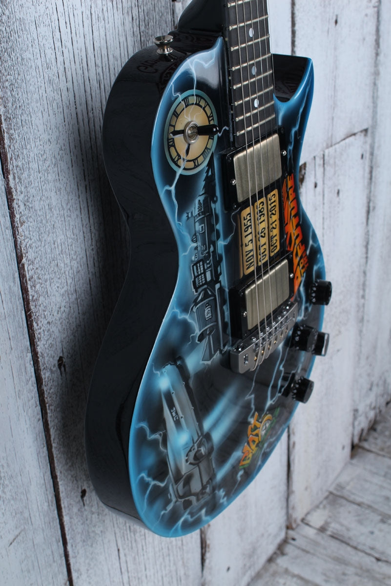 Hill Back to The Future CLEVELAND USA Made Custom Electric LP Guitar w Case BTTF