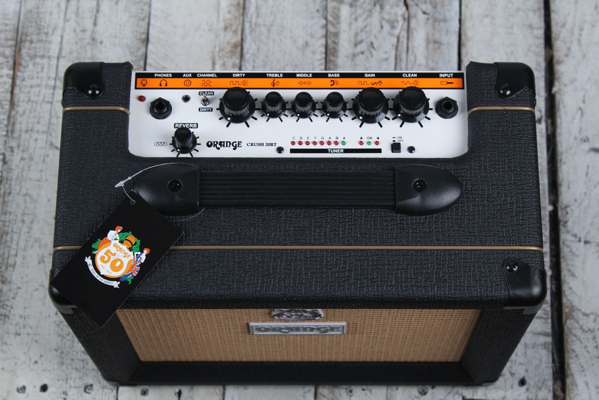 Orange Crush 20RT Electric Guitar Amplifier 20 Watt 1 x 8 Combo Amp with Reverb