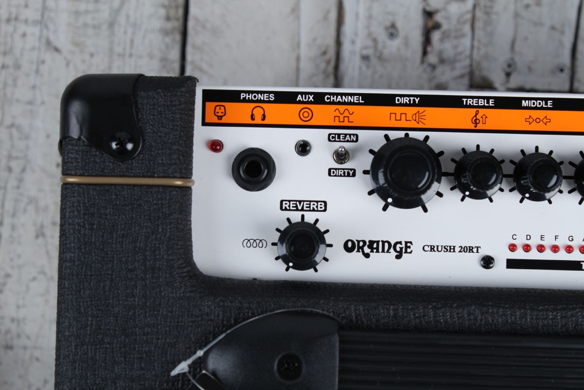 Orange Crush 20RT Electric Guitar Amplifier 20 Watt 1 x 8 Combo Amp with Reverb