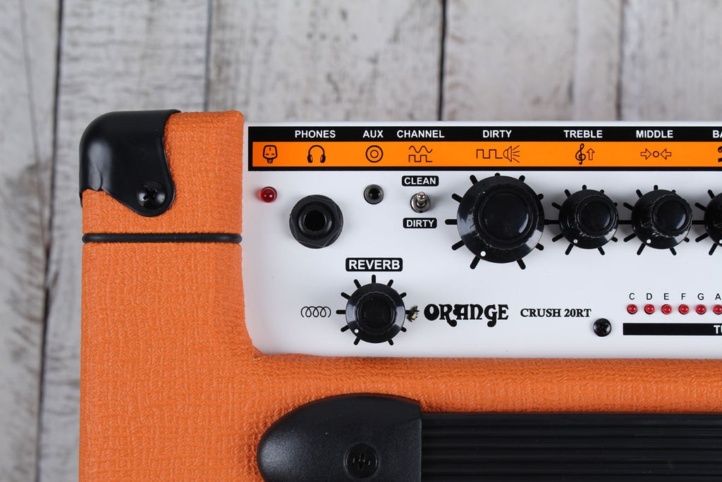 Orange Crush 20RT Electric Guitar Amplifier 20 Watt 1 x 8 Combo Amp with Reverb