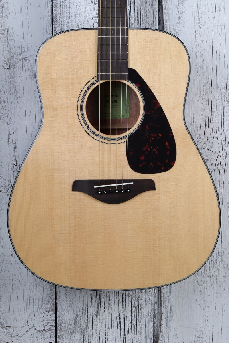Yamaha Dreadnought Acoustic Guitar Solid Spruce Top Natural Gloss Finish FG800