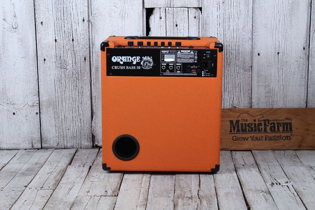 Orange CRUSH BASS 50 Electric Bass Guitar Amplifier 50 Watt 1 x 12 Combo Amp