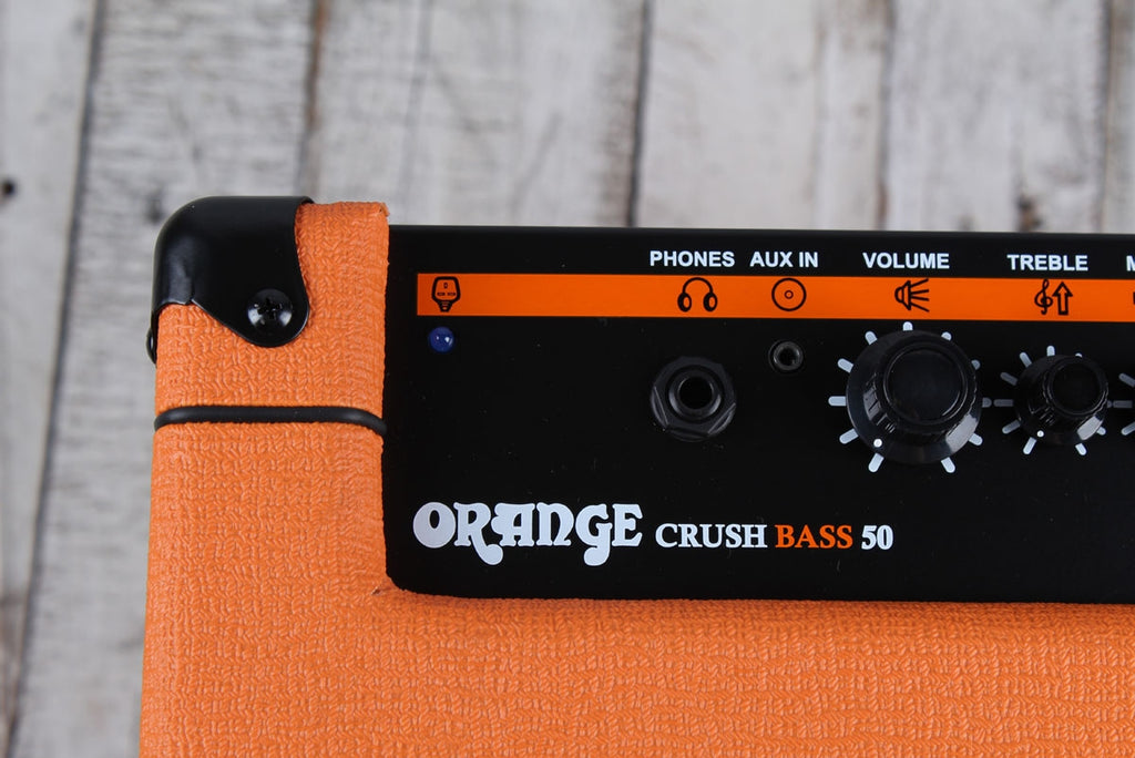 Orange CRUSH BASS 50 Electric Bass Guitar Amplifier 50 Watt 1 x 12 Combo Amp