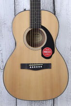 Load image into Gallery viewer, Fender® CP-60S Parlor Body Acoustic Guitar Solid Spruce Top Natural Gloss Finish