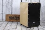 Stagg Birch Cajon Standard Sized Black Finish CAJ-50M BK with Padded Gig Bag