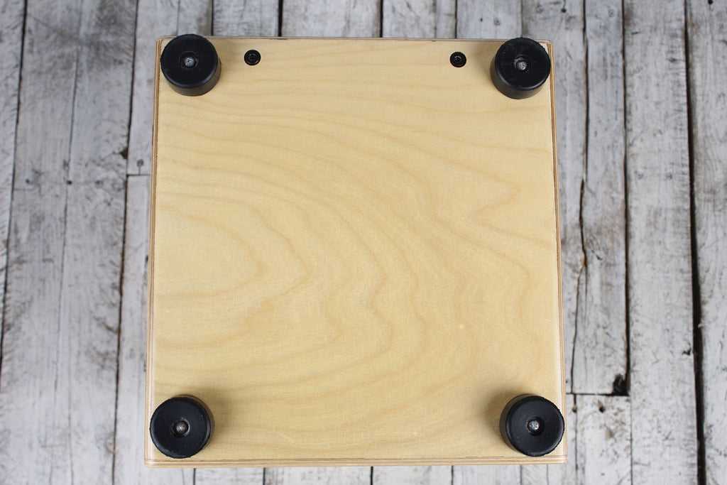 Stagg Birch Cajon Standard Sized Black Finish CAJ-50M BK with Padded Gig Bag