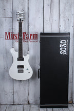 Sozo Z Series Z7CUSTOM Z7 Custom Electric Guitar Snow White with Hardshell Case